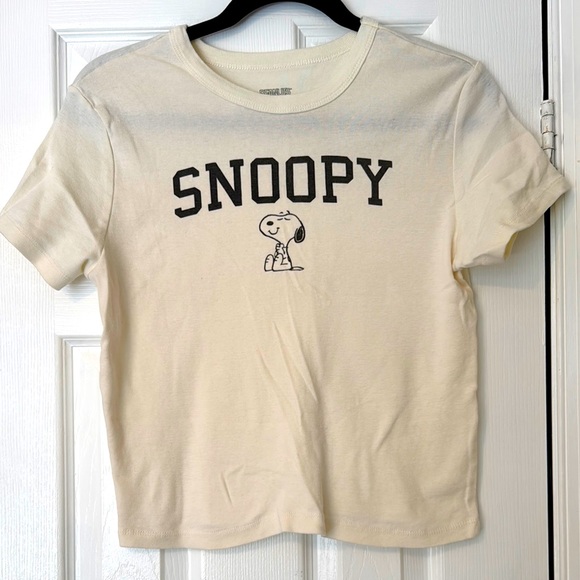 Peanuts Tops - 💜 Peanuts Snoopy Crop Tee